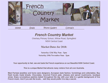 Tablet Screenshot of frenchcountrymarket.com.au